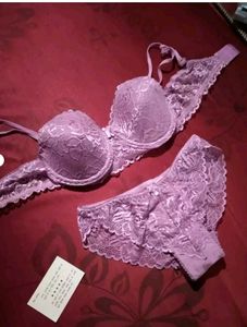 New sexy lingerie set Lavender Colour