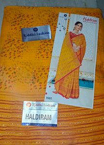 Elegant Yellow Saree