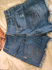 Rugged Denim Shorts