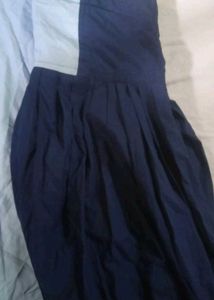 Navy Blue Palazzos Set College Dress