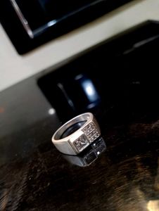 Diamond Ring Pure Silver