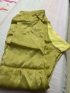 Lime Green Kurta Set Wid Dupatta