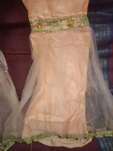 Full diamond work gharara kurta set