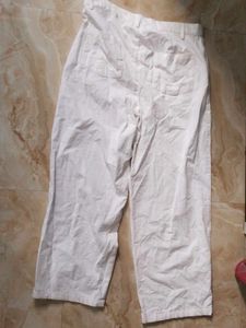 White Wide Leg Pants