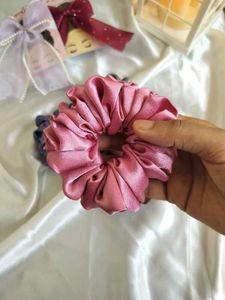 Satin Scrunchies Combo