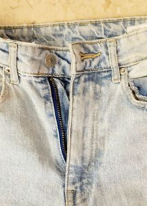 Ripped Wide Leg Jeans
