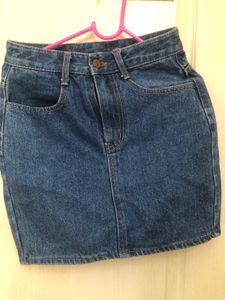 Blue Mini skirt
