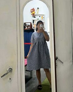 Gingham Checkered Dress