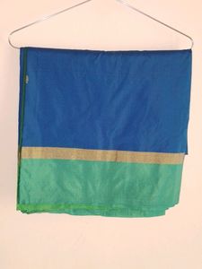 Beautiful Green Blue Saree
