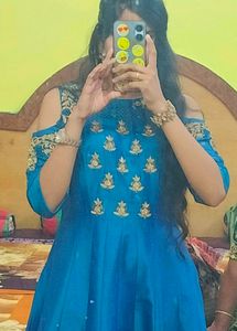 Beautiful Blue Gown Full Length