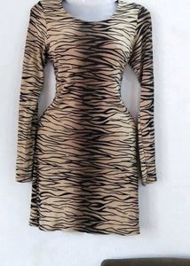 Animal Print Mini Dress