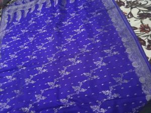 Beutiful Saree Blue Colour