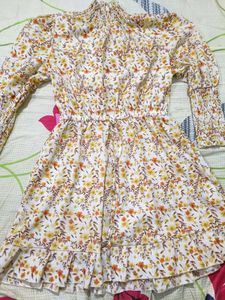 Floral Print Mini Dress
