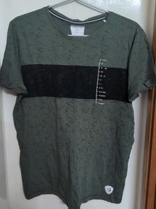 Olive Green Graphic Tee