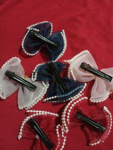 Pearl Embellished Bows