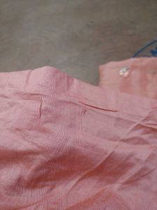 Peach  Kurta Set