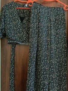 Floral Two-Piece Outfit