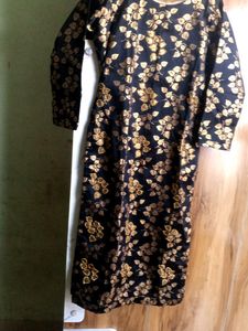 💛🖤 Shimmery Katan Lehnga Set