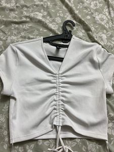 White Crop Top