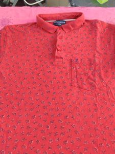 Red Colour Polo Tshirt L Size