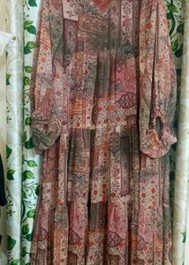 Boho Chic Tiered Maxi Dress