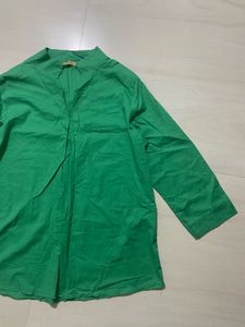 Green Tunic Style Top