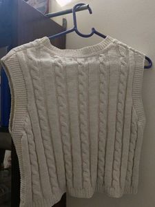 Cropped Knit Vest Top