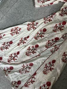 Floral Print Anarkali Kurti