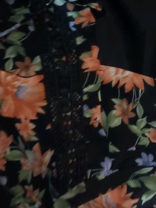 black floral top