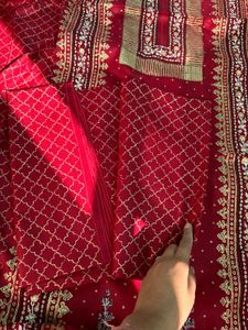 Premium Hand block Partywear Suit
