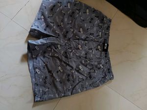 Men's Surfboard Print Shorts