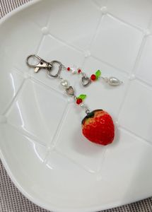 Big Strawberry Keychain