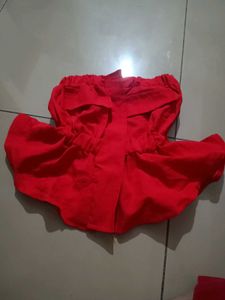 Red Peplum Tube Top Perfect Gift For Your Love ❤️