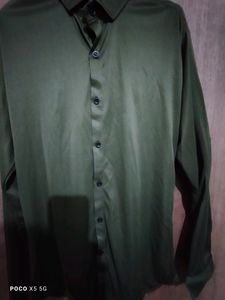 Pearl Ocean Green Party Shirt Of Size &#34;M&#34;
