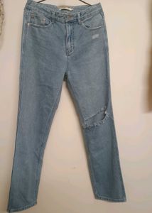 Ripped Light Wash Jeans