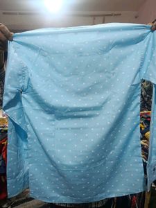 Blue Polka Dot Shirt