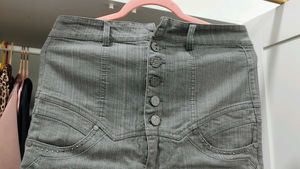 Gray Denim Jeans