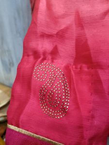 Double Colour Silk Saree