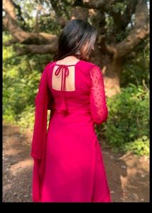Suit Straight Pant Dupatta Set