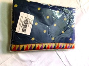 Nevy Blue Printed Saree