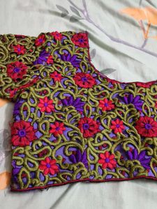 Cut Work Embroidered Blouse