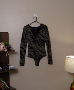 Sparkly Black Bodysuit