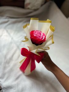 Handmade Ribbon Rose Bouquet