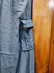 Stylish Blue Cargo Pants Unisex Wear