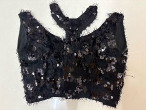 Sequin Embellished Party Blouse