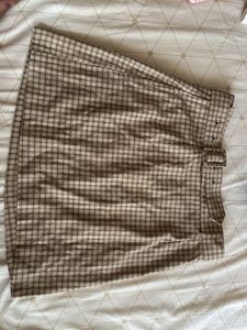 Plaid Mini Skirt