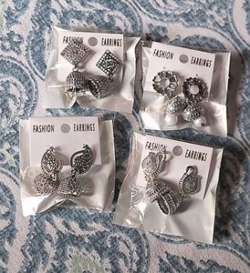 Oxidised Jhumkas