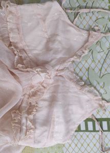 Designer Fairy Core 🧚🏻‍♂️dress Peach