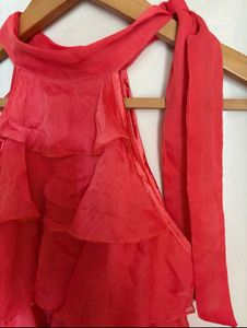 Ruffled Halter Top