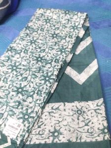 Unstitched Cotton Suit With Dupatta